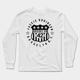 Jackie Robinson BK NY Long Sleeve T-Shirt